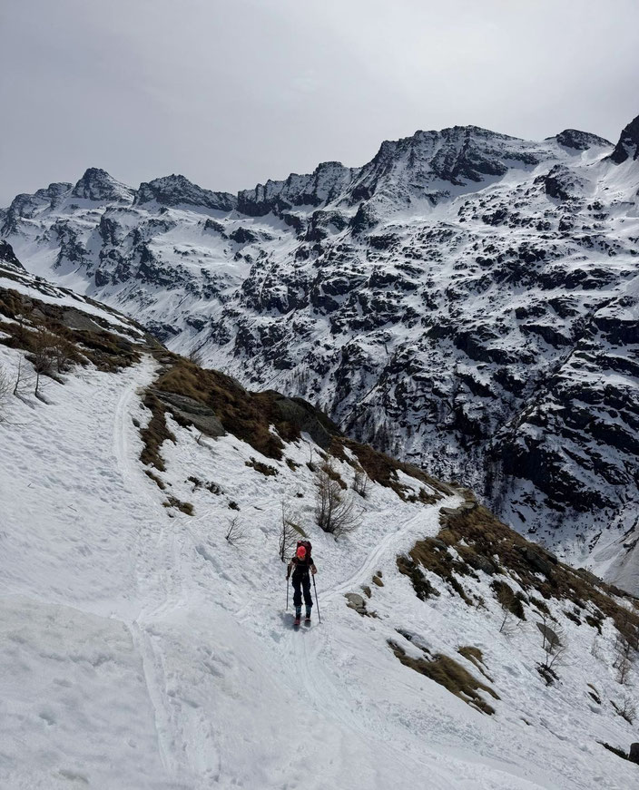 Skihochtour, Gran Paradiso, Aosta, Valle d'Aosta, Viertausender, Rifugio Vittorio Emanuele II Nuovo