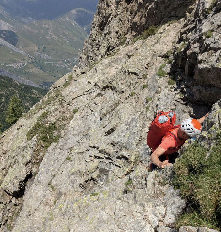 Grand Pic de la Meije, Traversée de la Meije, Téléphérique des Glaciers de la Meije (Gare de Peyrou d' Amont), Refuge du Promontoire, les Enfetchores, Mejie, Überschreitung Barre des écrin, écrinmassiv, La Grave