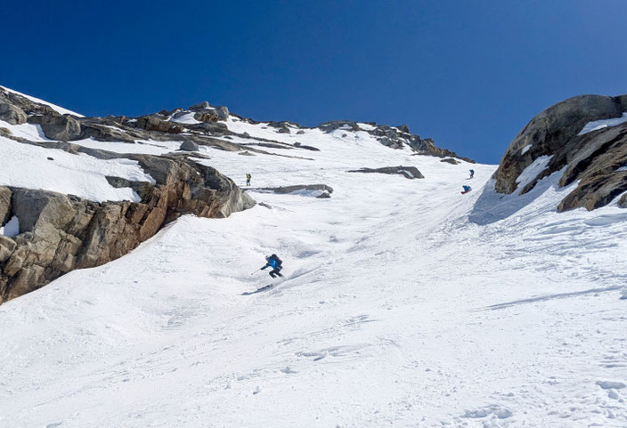 Skihochtour, Gran Paradiso, Aosta, Valle d'Aosta, Viertausender, Rifugio Vittorio Emanuele II Nuovo