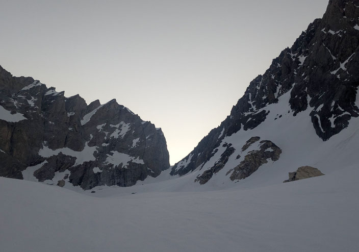 Grande Casse, la grande Casse, Zentrale Nordwand, Vanoise, Refuge du Col de la Vanoise
