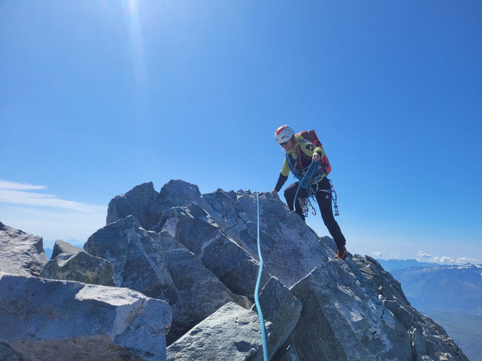 Grand Pic de la Meije, Traversée de la Meije, Téléphérique des Glaciers de la Meije (Gare de Peyrou d' Amont), Refuge du Promontoire, les Enfetchores, Mejie, Überschreitung Barre des écrin, écrinmassiv, La Grave