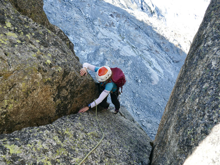 Granit klettern, Bergtour, Trient, Pointe des Ecandies, Überschreitung, traverse, Gratklettern, Gratkletterei, Champex, Wallis, Unterwallis