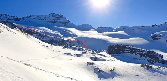 Skitour, Uri Rotstock, Schweiz, Uri, Isenthal, St. Jakob, Uri Rotstock, Brunnistock, Ruchstock, Blackenstock, Lauberz, Gitschenhörelihütte, Altdorf, Bösenboden, Firnbäch