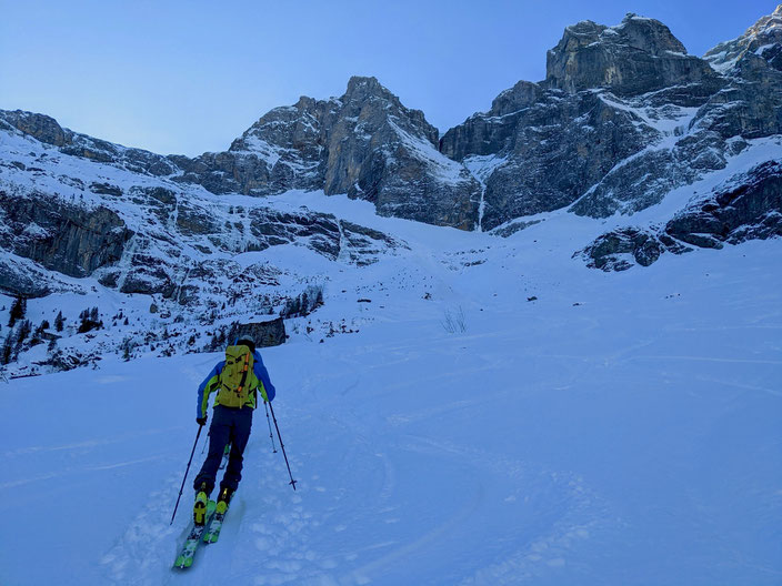 Skitour, Uri Rotstock, Schweiz, Uri, Isenthal, St. Jakob, Uri Rotstock, Brunnistock, Bösenboden, Steilstufe, Ruchstock, Altdorf, Bösenboden, Firnbäch