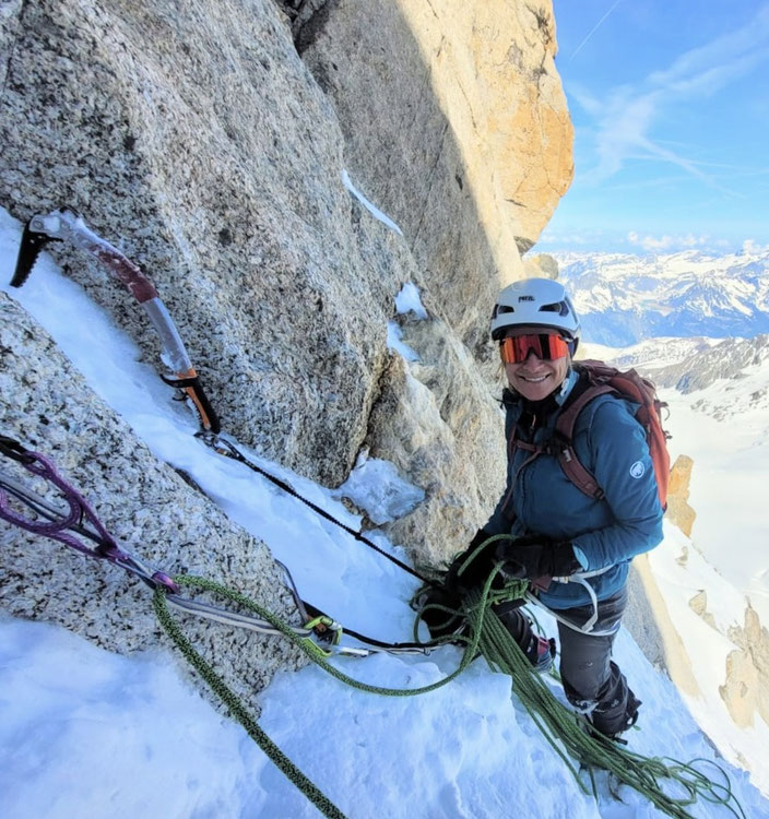 Chamonix, le Tour, Aiguille du Chardonnet, Goulotte Escarra, Escarra Gully, Nordwand, North face, REFUGE ALBERT 1ER