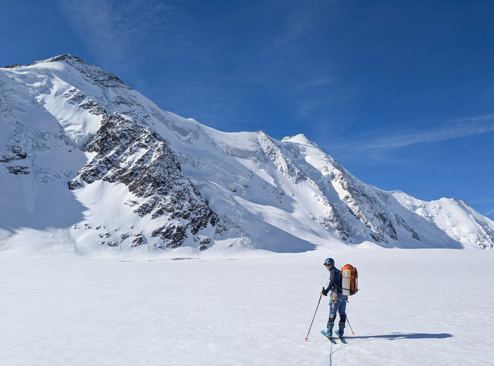 Aletschhorn, Haslerrippe, Biwak, Winterbiwak, Nordwand, North face