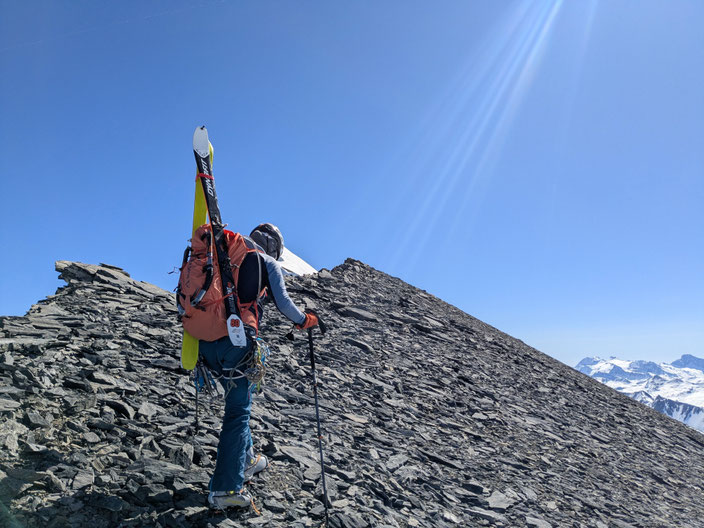 Grande Casse, la grande Casse, Zentrale Nordwand, Vanoise, Refuge du Col de la Vanoise