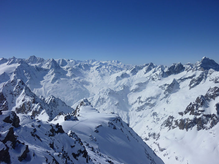 Skitour, Schweiz, Bächenstock, Meiental, Gotthard, Gipfelaussicht