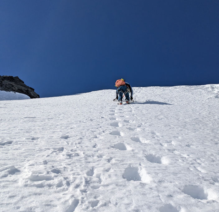 Grande Casse, la grande Casse, Zentrale Nordwand, Vanoise, Refuge du Col de la Vanoise