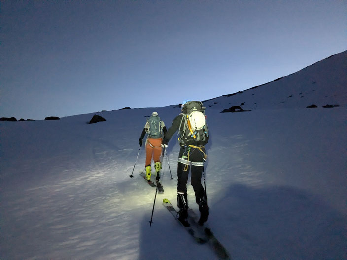 Skihochtour, Gran Paradiso, Aosta, Valle d'Aosta, Viertausender, Rifugio Vittorio Emanuele II Nuovo
