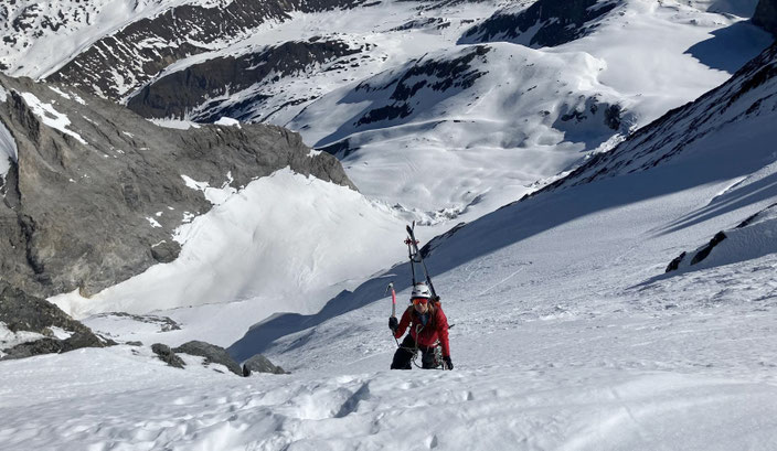 Grande Casse, la grande Casse, Zentrale Nordwand, Vanoise, Refuge du Col de la Vanoise