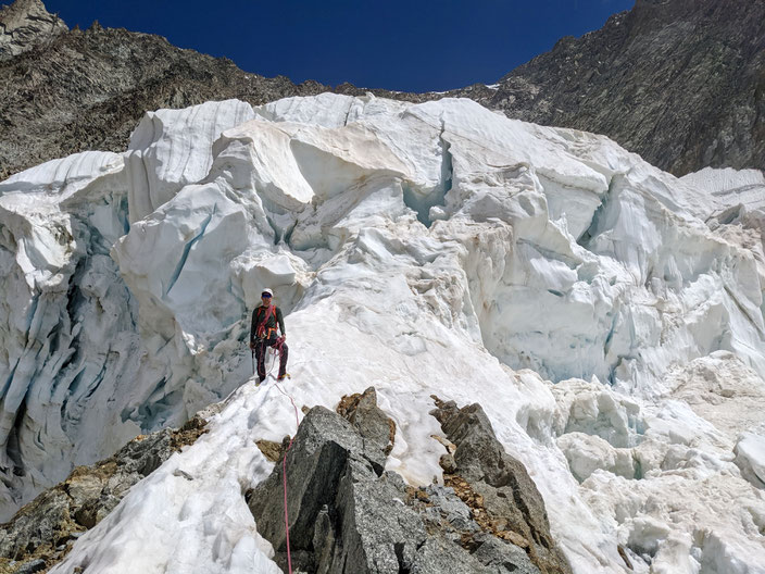 Torinohütte, Refugio Torino, Rochefortgrat, Entrèves, Aiguille du Rochefort, Dome du Rochefort, Pointe Young, Pointe Marguerite, Pointe Hélène, Pointe Croz, Pointe Walker, Pointe Whymper, Grandes Jorasses, Überschreitung, Bivacco Ettore Canzio, Rif