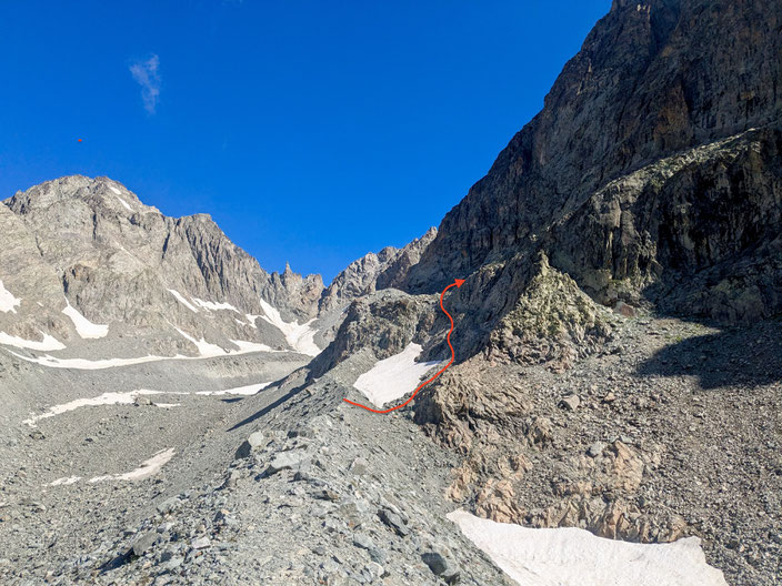  Granit klettern, Bergtour, Pointe des Cinéastes, Südgrat, Refuge du Glacier Blanc, Frankreich, Überschreitung, traverse, Gratklettern, Gratkletterei, Dauphiné, écrins, 