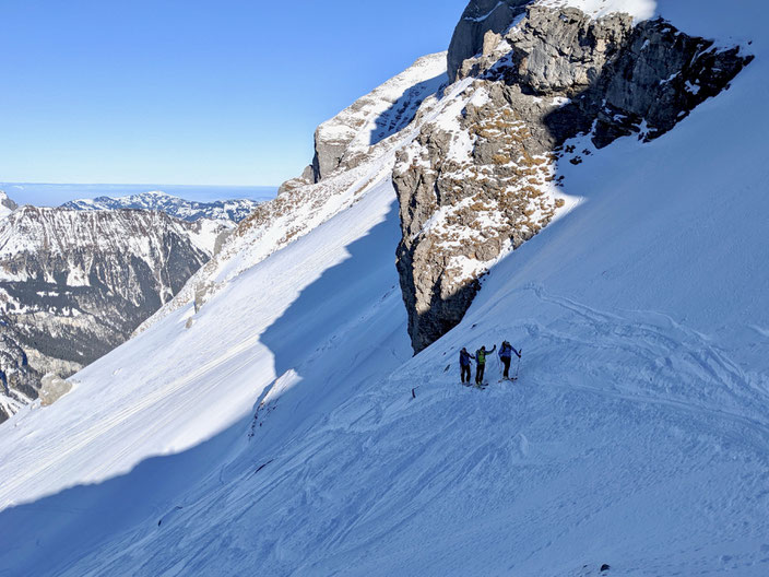 Skitour, Uri Rotstock, Schweiz, Uri, Isenthal, St. Jakob, Uri Rotstock, Brunnistock, Ruchstock, Lauberz, Gitschenhörelihütte, Altdorf, Bösenboden, Firnbäch