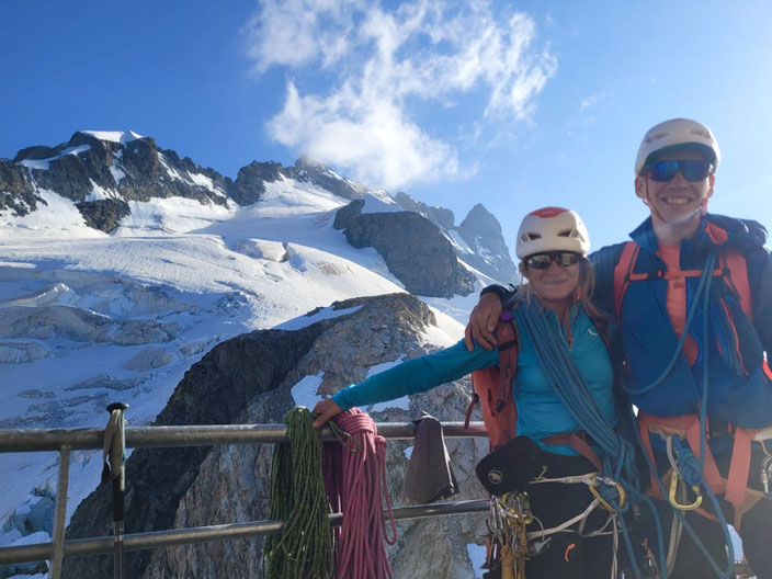Grand Pic de la Meije, Traversée de la Meije, Téléphérique des Glaciers de la Meije (Gare de Peyrou d' Amont), Refuge du Promontoire, les Enfetchores, Mejie, Überschreitung Barre des écrin, écrinmassiv, La Grave