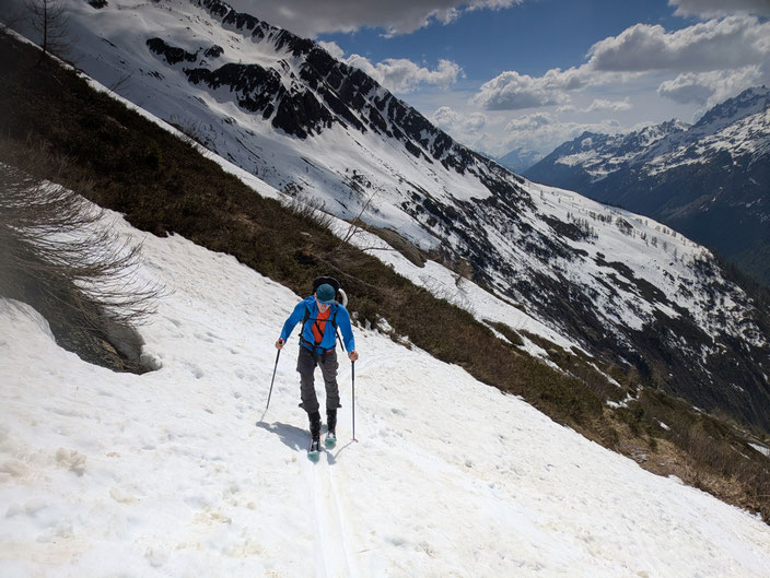 Chamonix, le Tour, Aiguille du Chardonnet, Goulotte Escarra, Escarra Gully, Nordwand, North face, REFUGE ALBERT 1ER