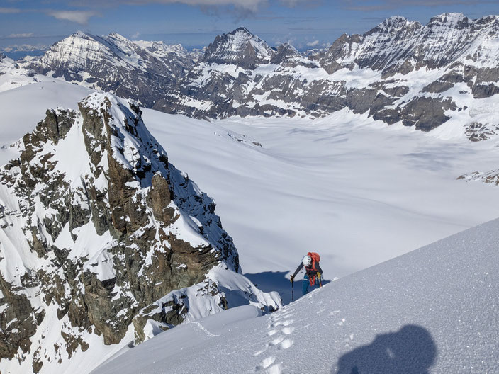 Skitour, Schweiz, Skihochtour, Schweiz, Wallis, Lötschental, Tschingelhorn, Tschingelhore, Tschingelhoren, Fafleralp, Blatten