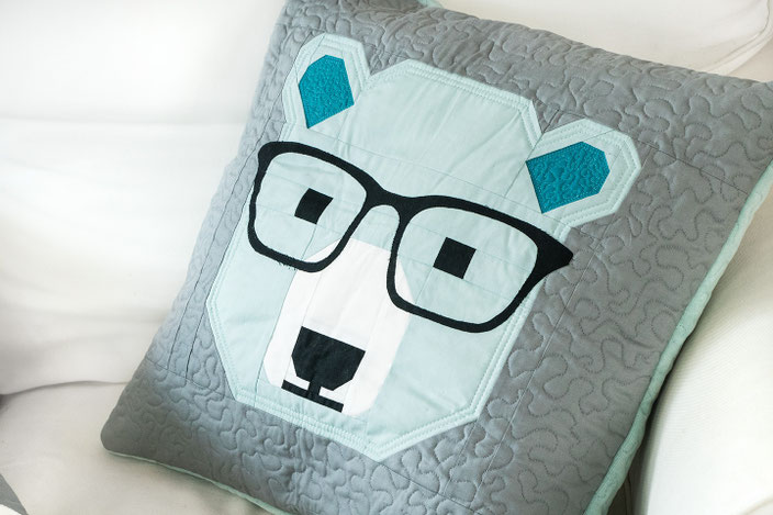Bjorn Bear Quilt Pillow