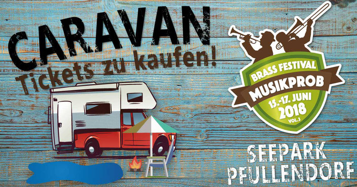 Campen auf dem MUISIKPROB Brass-Festival