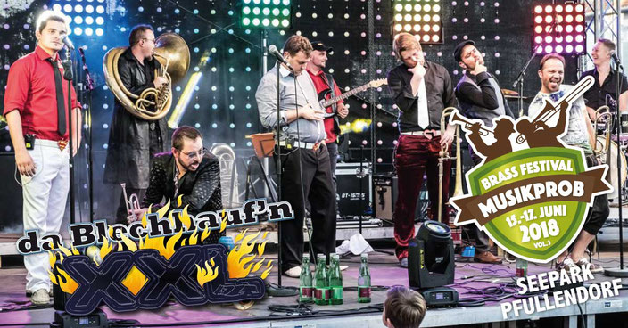 da Blechhauf´n XXL spielt am Samstag abend auf der GEWA Mainstage