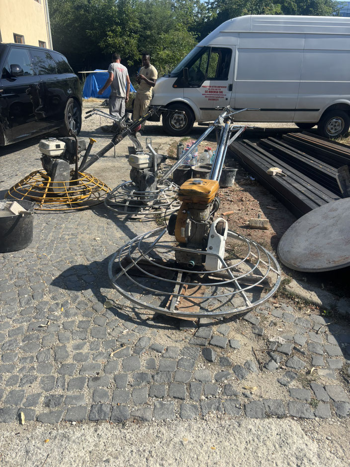 beton elicopterizat și amprentat