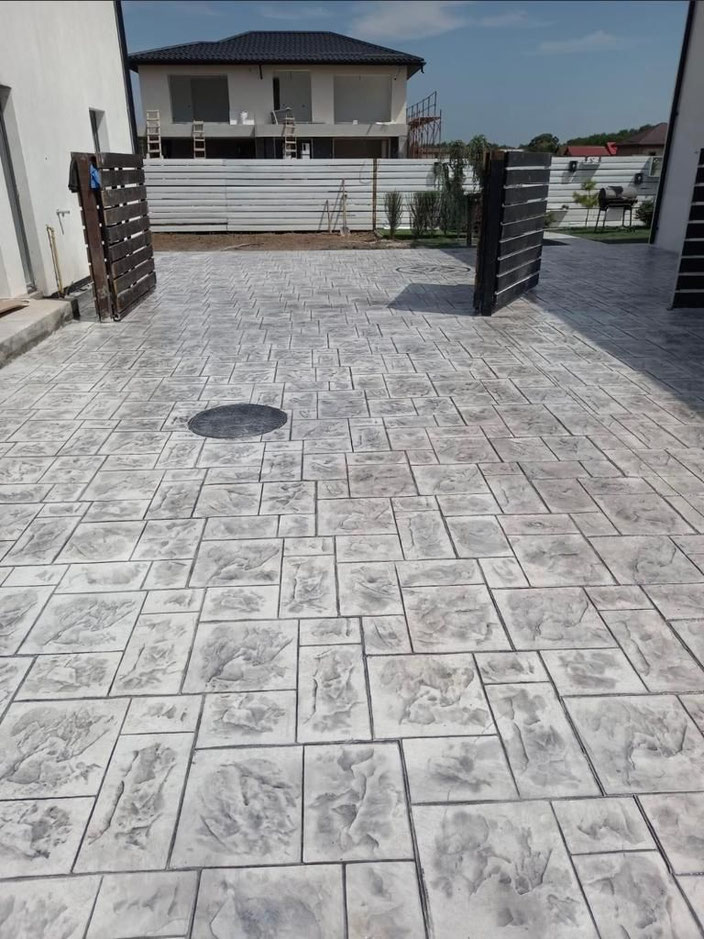 Beton amprentat și elicopterizat Balotești-Ilfov