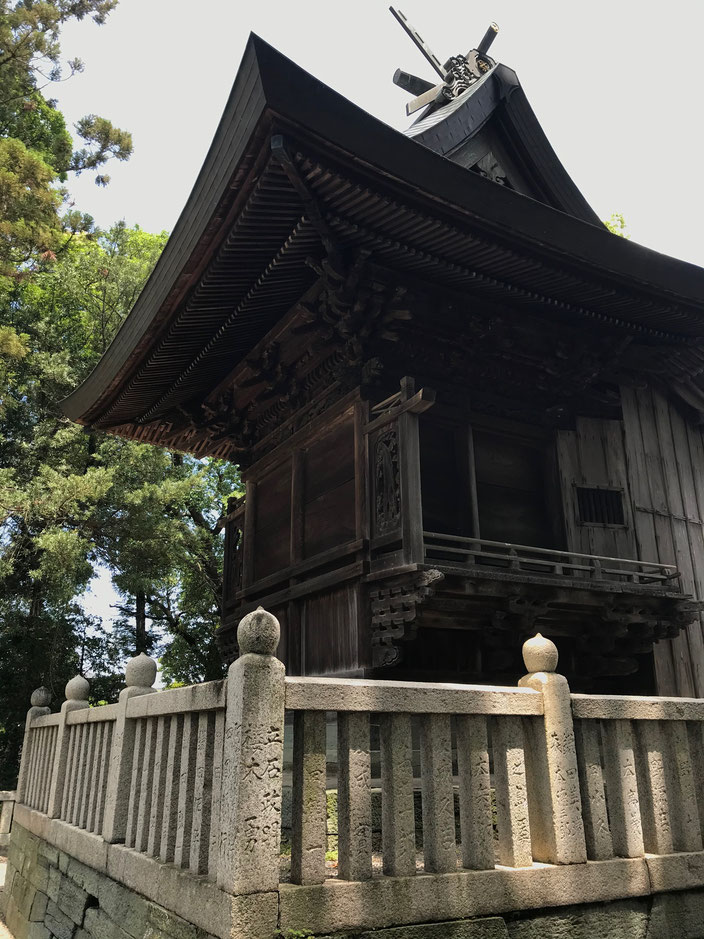 大御和神社の神殿は江戸時代初期の建造ともいわれている