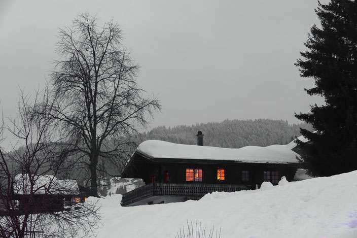 Au chaud, à l'intérieur