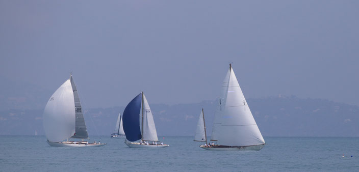 Yachts,  voiliers, Voiles d'Antibes, mer, sea, seascape, race, course, régate, France, Antibes, french riviera, Côte d'azur, Méditerranée