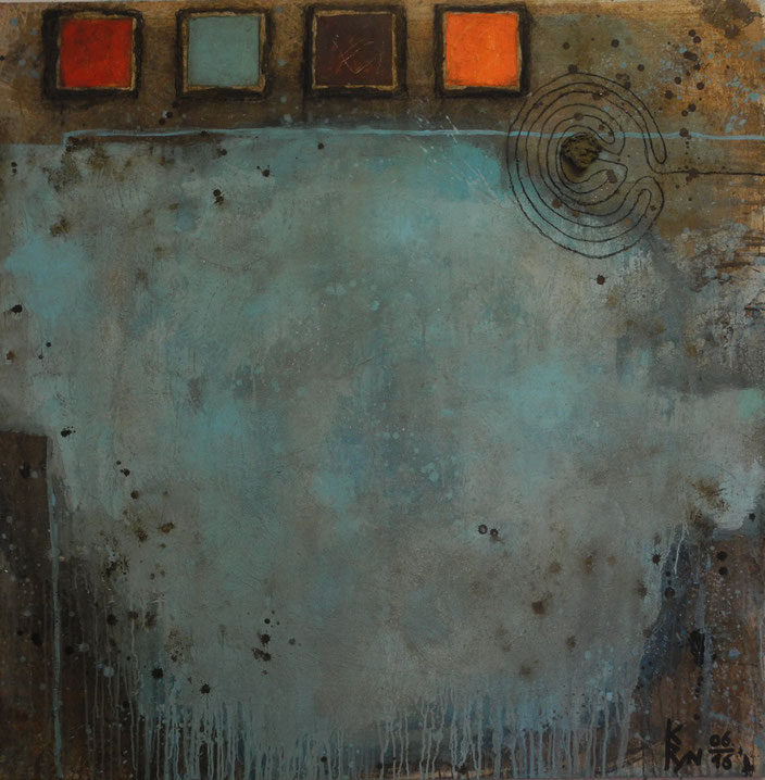 GENIUS II, 2016, 140 x 140 cm