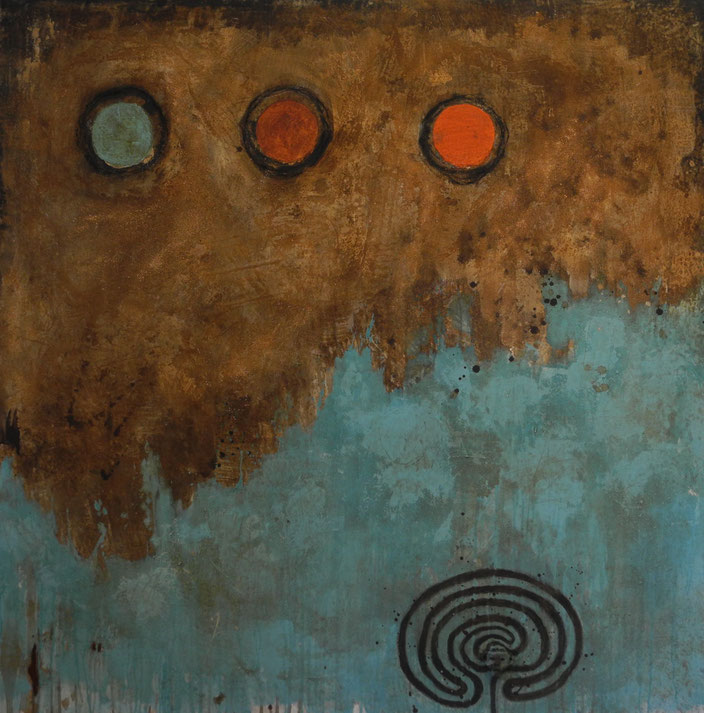 GENIUS III, 2016, 140 x 140 cm