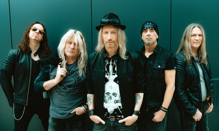 Schweizer Hardrock-Export No.1: Die Band Gotthard aus Lugano ist im kommenden Sommer bei vielen Festivals gesetzt. Foto: Manuel Schütz