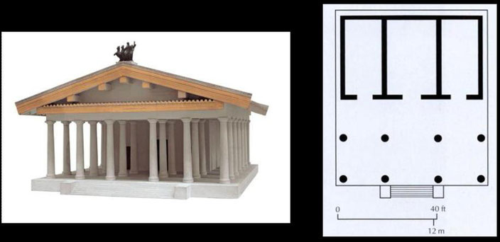 Reproducció del Temple de Júpiter Capitolí
