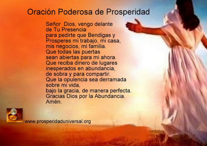 ORACIÓN PROSPERIDAD - Activa la energía del universo