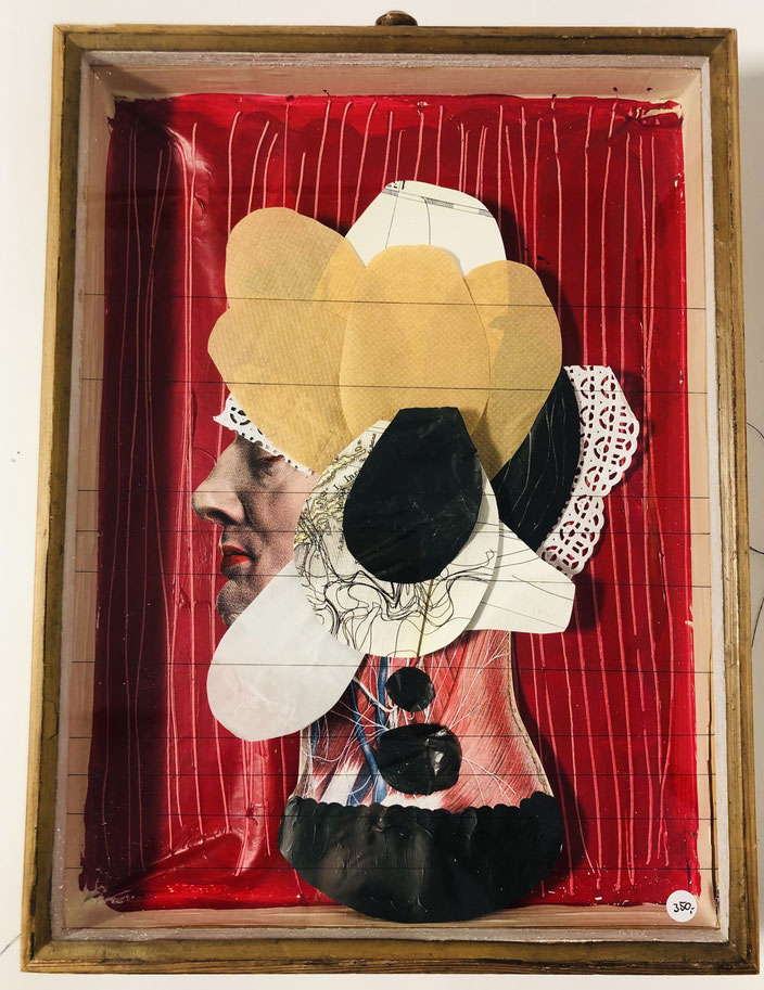 "Traum 3"   2019    40cm x 30cm x 4cm     VERKAUFT
