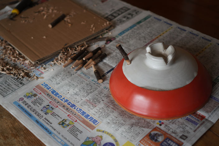 陶芸家　女性陶芸家　ブログ　陶芸　陶器　作品　笠間焼き　土鍋　料理　木栓
