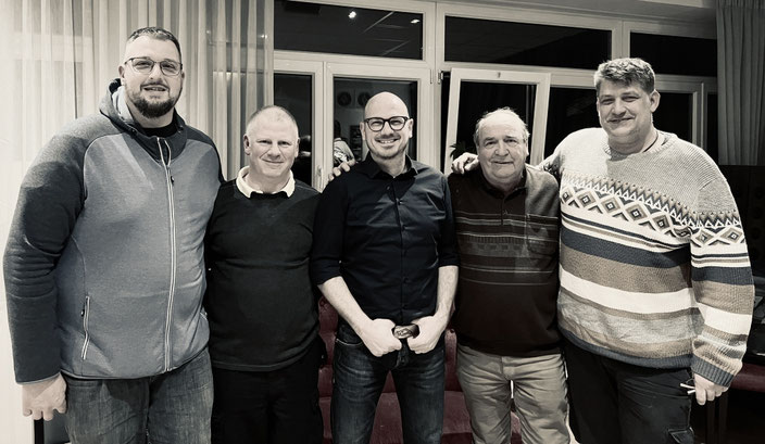 v.l.n.r.: Thorsten Ritter, Thore Carsten, Oliver Droop, Karl-Heinz-Ingenleuf, Christian Heckmann