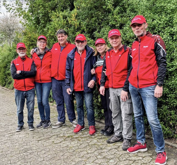(vlnr) Wim, Anke, Christian, Werner, Marion, Rainer, Dieter