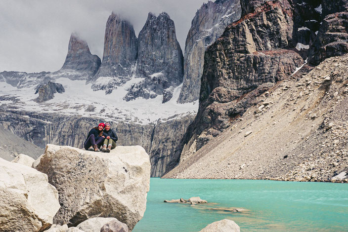 Jana & Ich im Torres del Paine NP