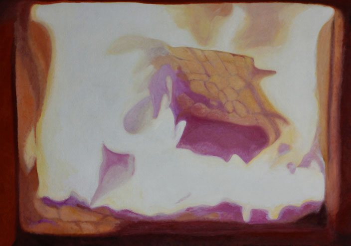 Feuer, Öl auf Leinwand