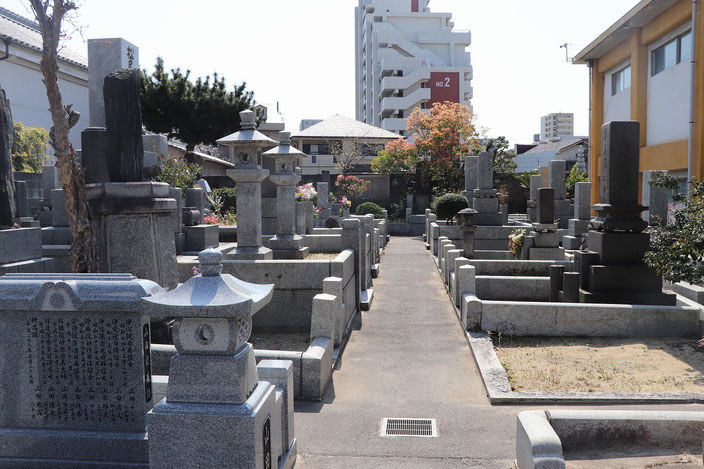 宗玖寺の墓地