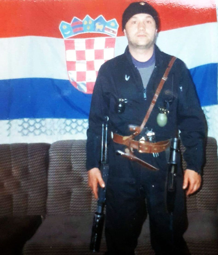 Vlado Jularić Pukovnik Hrvatske Vojske iz Vukovara u Gornjem Vakufu 1993