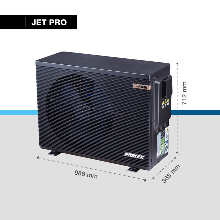 Dimensioni pompe di calore Jet Pro
