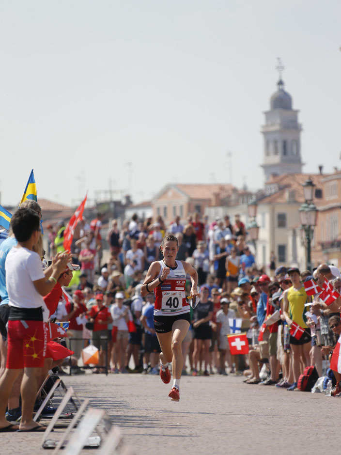 2014 - WM in Italien mit Sprint in Venedig. Es war wunderschön diesen Sprint gewinnen zu dürfen.