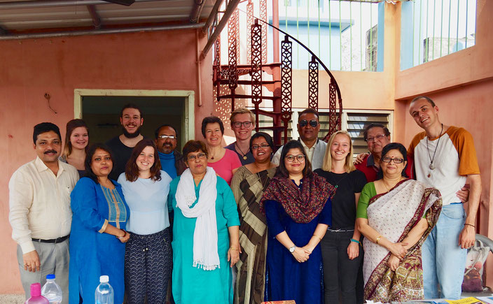 Mitarbeitende des S.B. Devi Charity Home und des Calcutta Project Basel