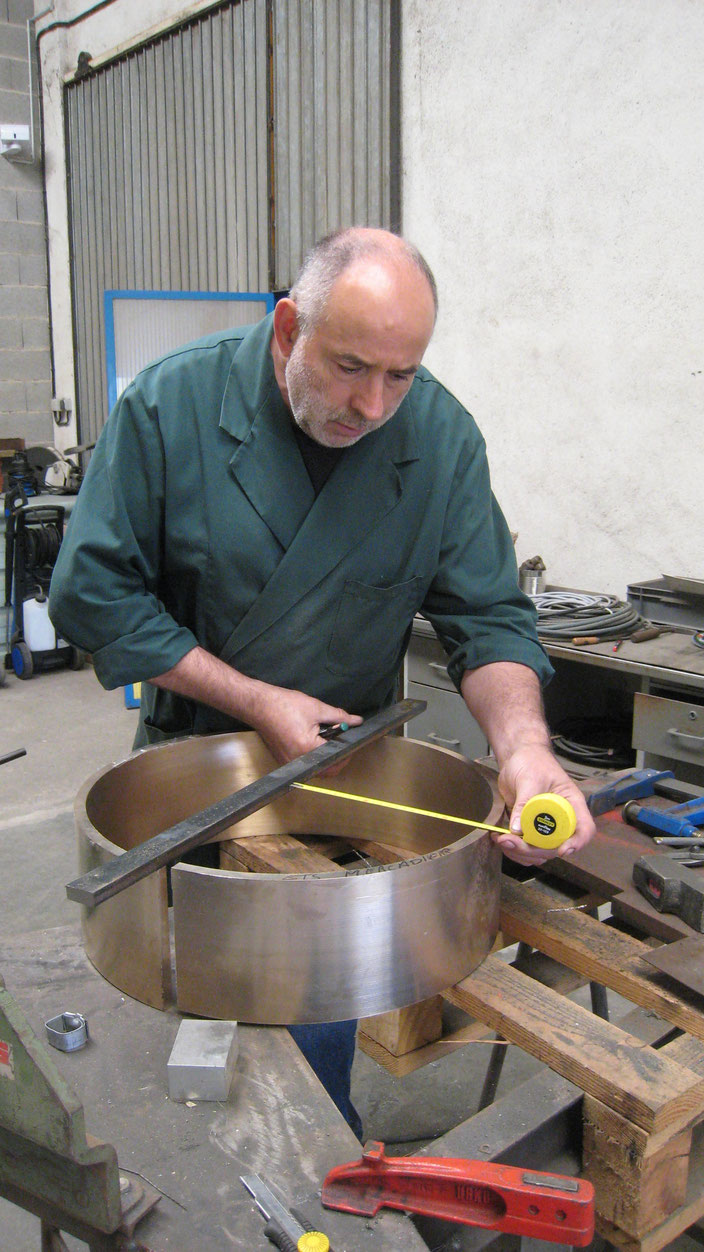 Usinage bronze  collet tête d'arbre moteur (Jean René Mercadier)