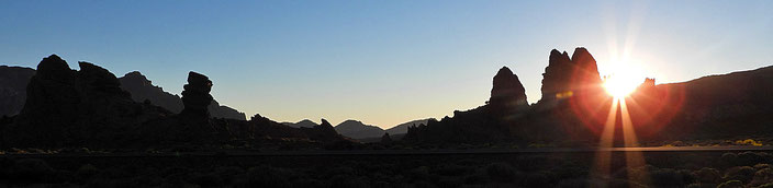 Sonnenuntergang an den Roques de Garcia