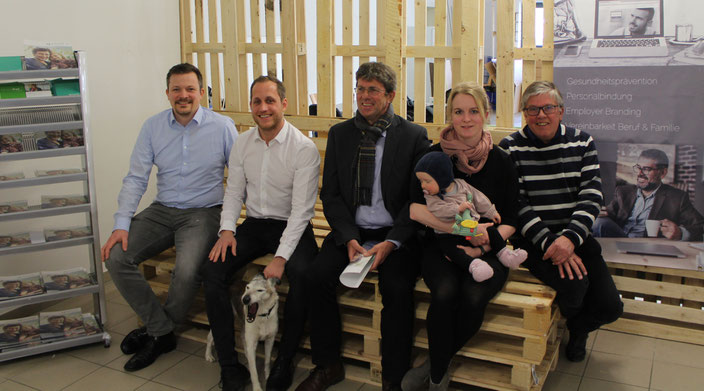 David Schuffla (v.l.), Stephan Freitag, Thomas Marquardt, Frauke Scheffler, Rüdiger Holtmann