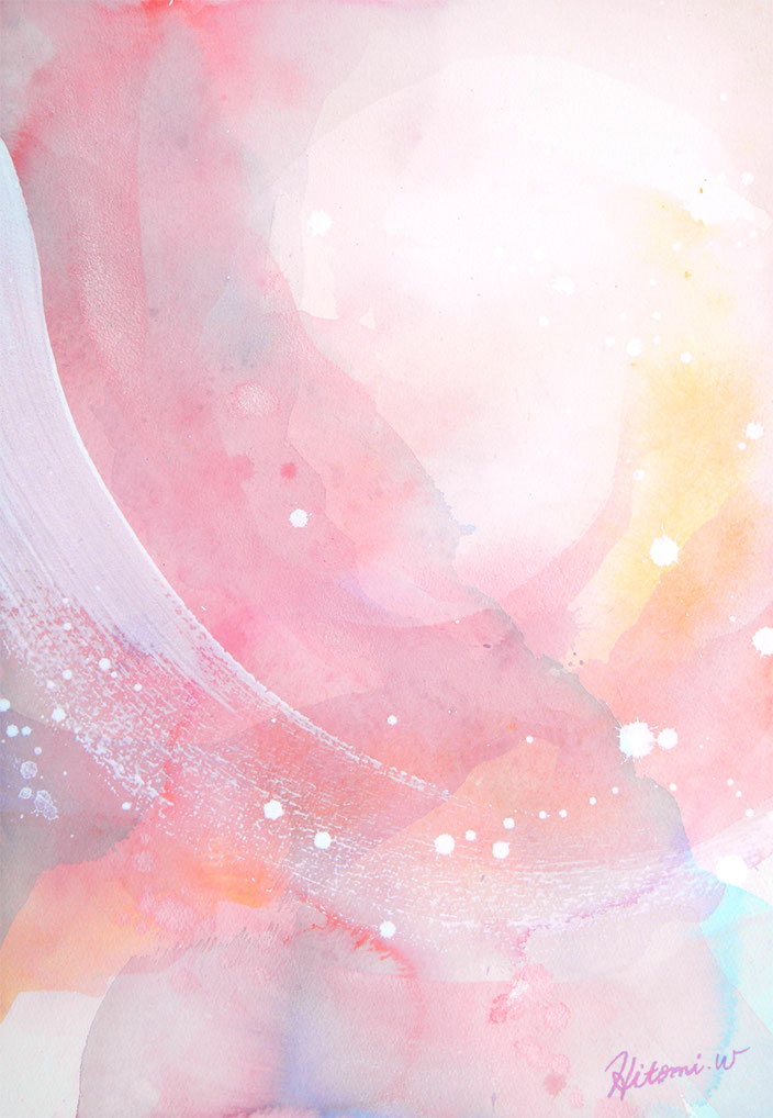 ひかりのほこら（54×35cm・アクリル・2017年）　Sanctuary of Light (54×35 cm · Acrylic · 2017)