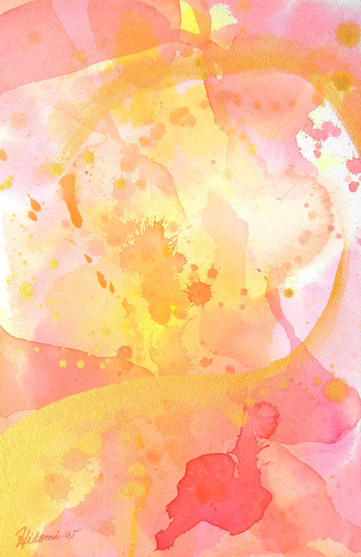 アマテラス（54×35cm・アクリル・2018年）　Amaterasu (54×35 cm · Acrylic · 2018)